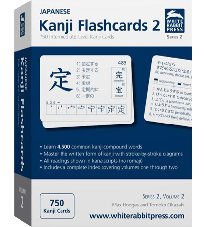 Kanji flashcard set 2 by WHite Rabbit Press
